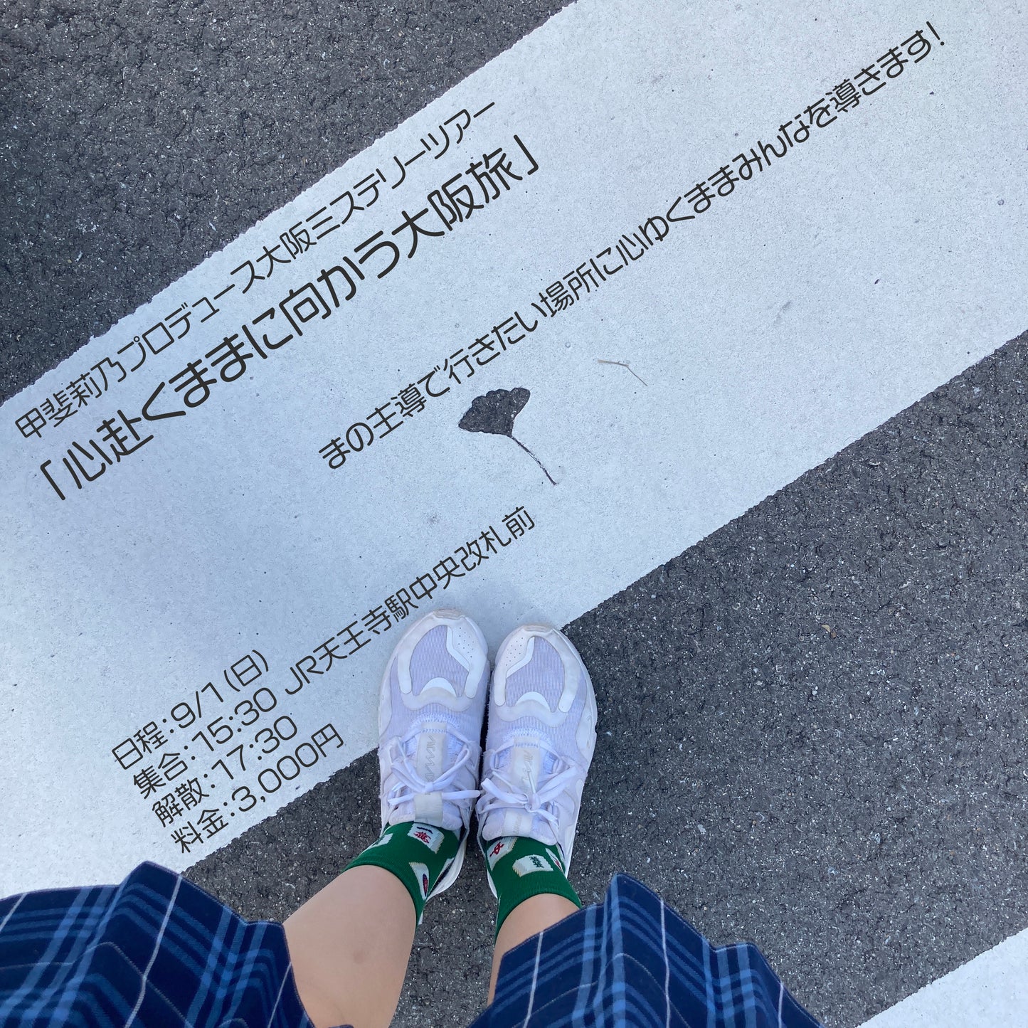 9/1(日・昼)甲斐莉乃プロデュース大阪ミステリーツアー「心赴くままに向かう大阪旅」