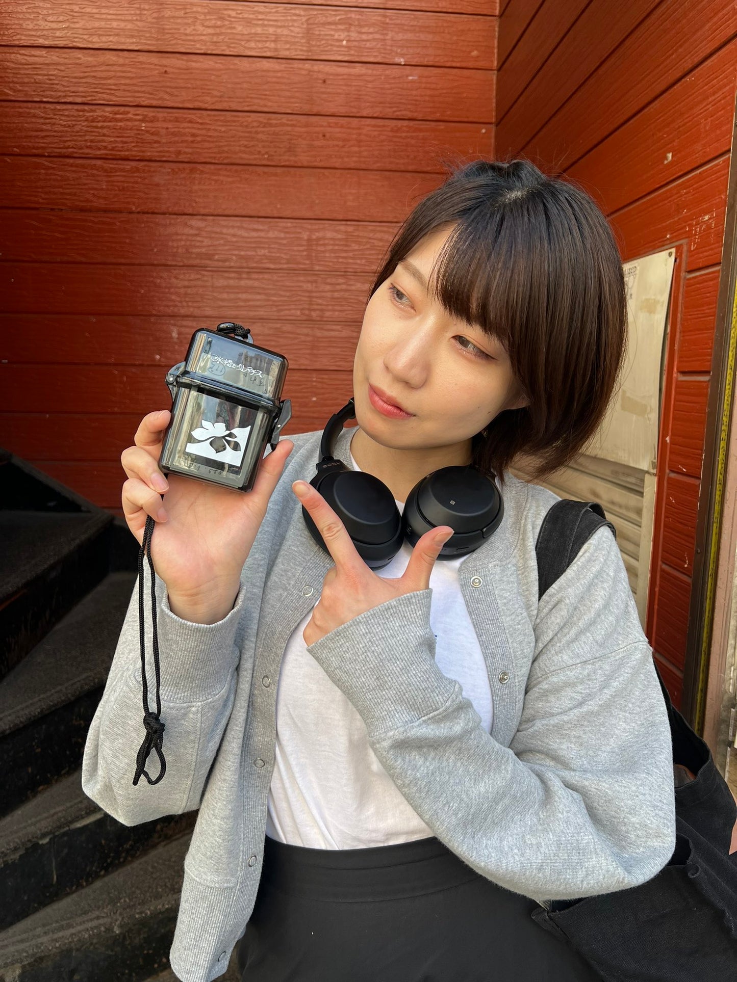 【波浮デザイン】おでかけのお供ポーチ(「トランクに花束を」ツアーグッズ)