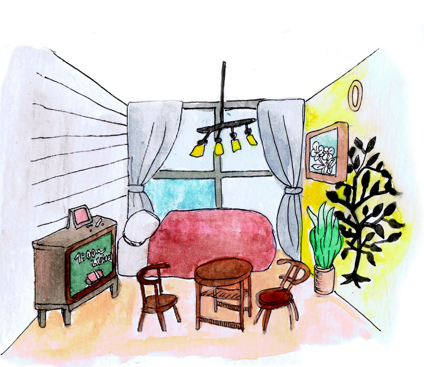 月日のZoomインテリアコーディネート(3アイテムセレクトプラン)