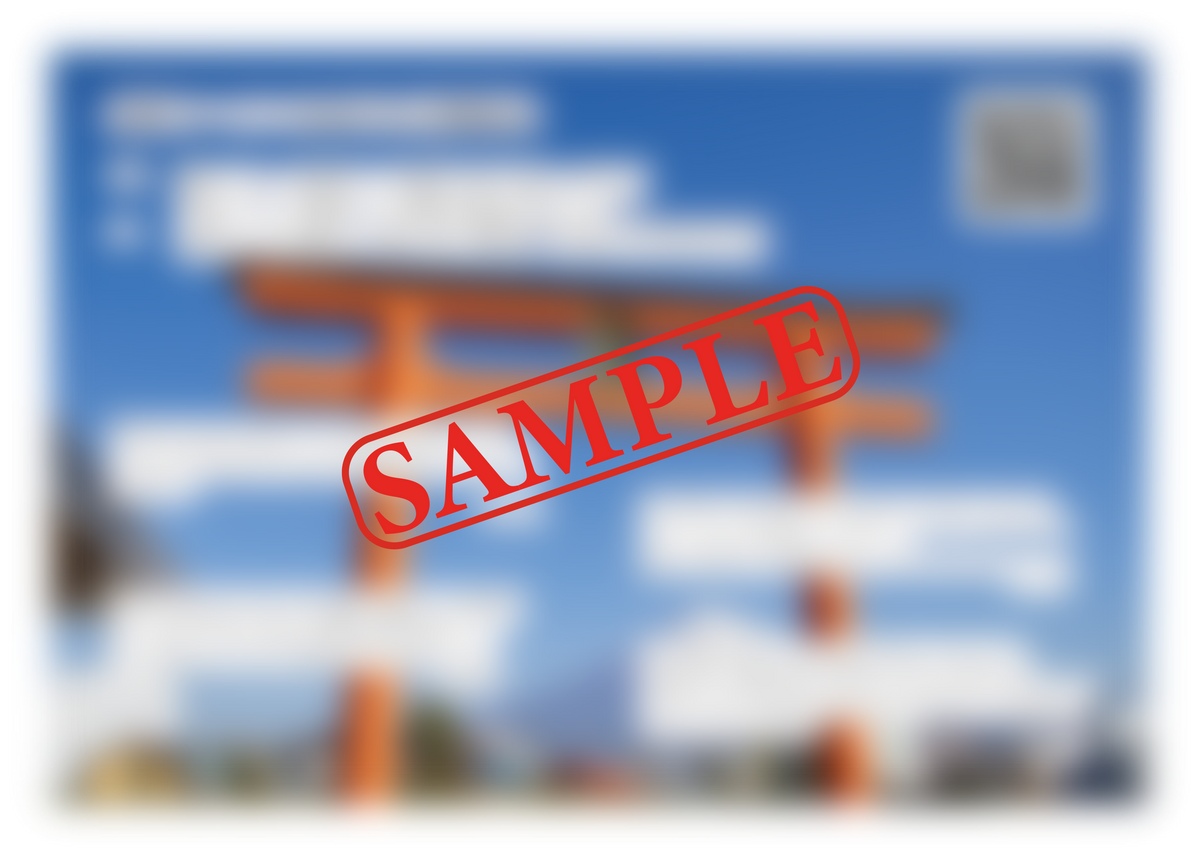 「遠くから近くへ」ポストカード
