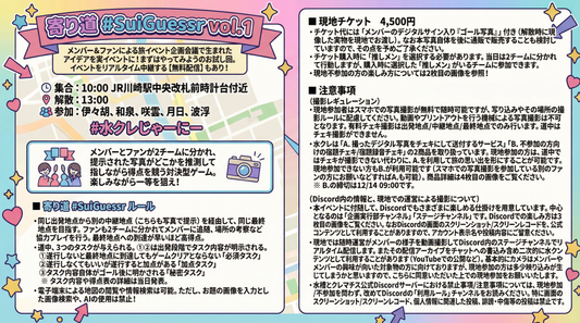 12/14（日・昼）寄り道 #SuiGuessr vol.1