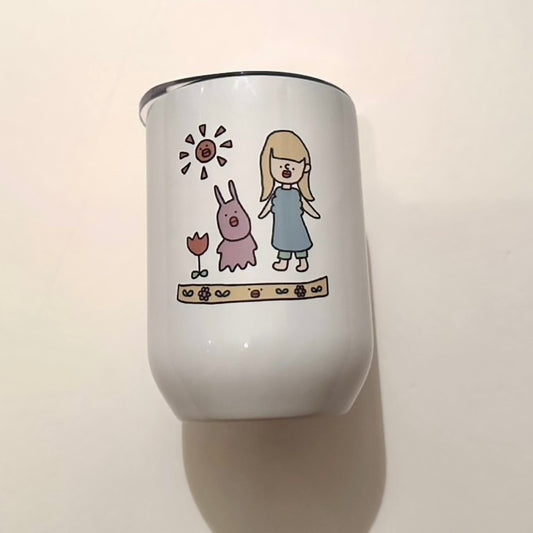 お出かけ途中タンブラー